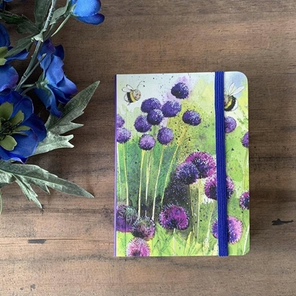 Picture of Teka Notatnik z gumk± A6 SCN20 Kwiaty czosnku