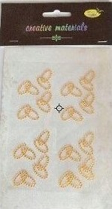 Picture of Teka Obr±czki akrylowe 16szt zote