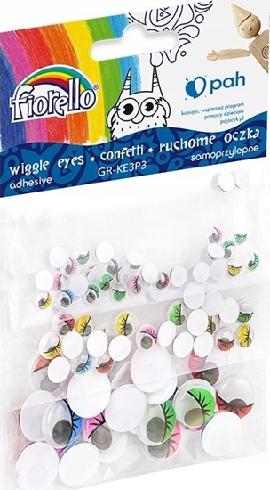 Picture of Teka Oczka samoprzylepne z rzsami 80szt. FIORELLO