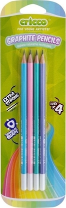 Изображение Teka Oówek trójk±tny pastel HB 4szt. CRICCO