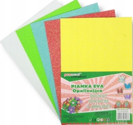 Picture of Teka Pianka A4 opalizuj±ca brokat 20x30 5szt