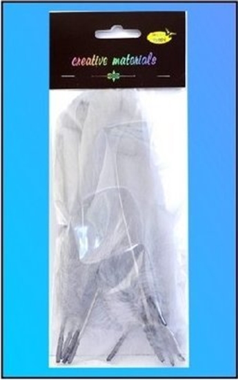 Picture of Teka Piórka twarde jasnoszare 10szt