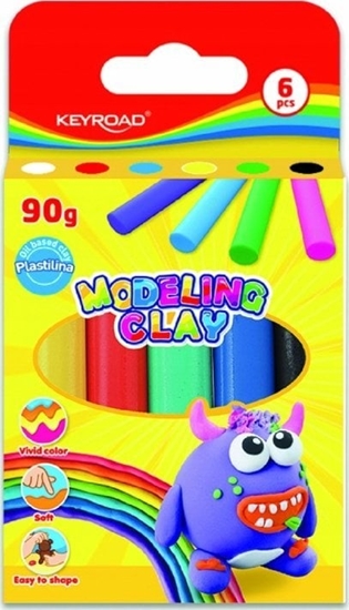 Picture of Teka Plastelina 90g 6 kolorów