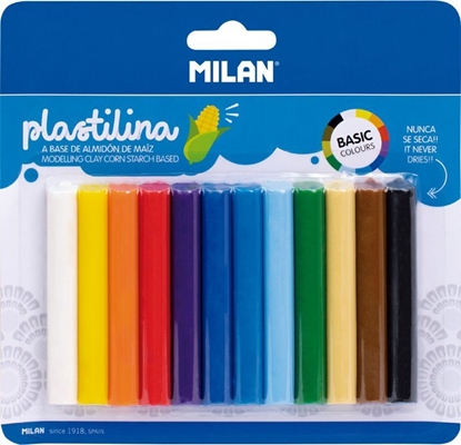 Attēls no Teka Plastelina Basic 12 kolorów MILAN