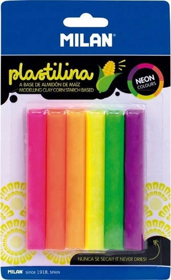 Picture of Teka Plastelina Neon 6 kolorów MILAN