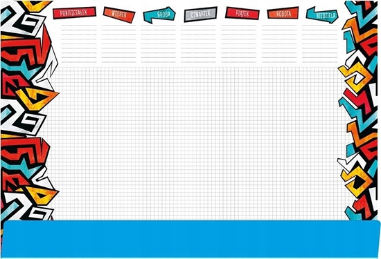 Изображение Teka Podkad na biurko notes B3 - graffiti