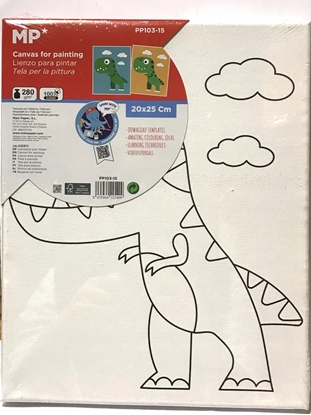 Picture of Teka Pótno do malowania dinozaur 20x25