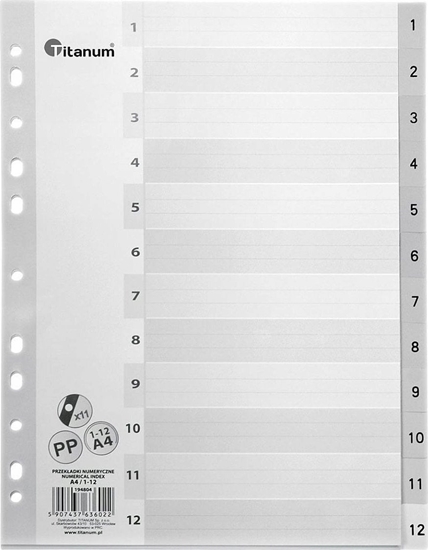 Picture of Teka Przekadki A4 1-12