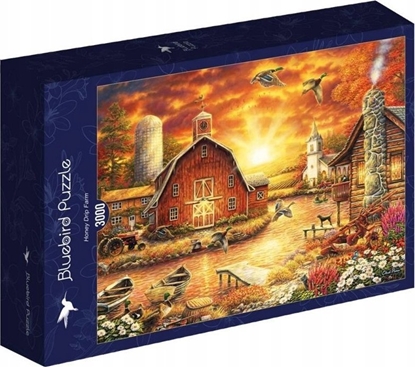 Picture of Teka Puzzle 3000 Zachód sónca na wsi, Chuck Plisson