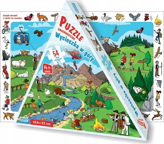 Изображение Teka Puzzle 54 obserwacyjne. Wycieczka w góry