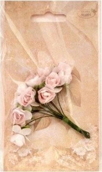 Picture of Teka Róyczki papierowe 12szt jasnoróowe