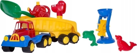 Picture of Teka Samochód z naczep± i akcesoriami MIX