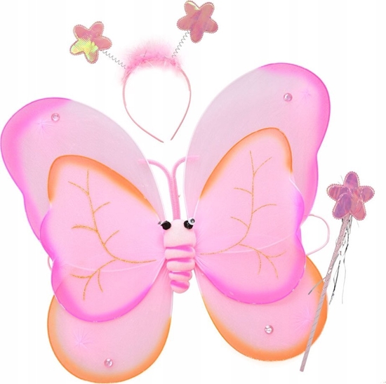 Picture of Teka Skrzydeka motyla róowy