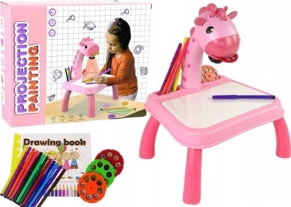 Attēls no Teka Stolik projektor do nauki rysowania dinozaur róow