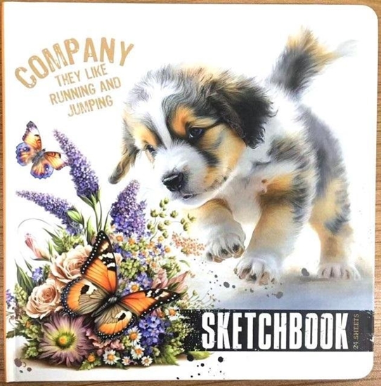 Picture of Teka Szkicownik 200x200 24K gadki Piesek FRESH