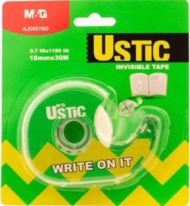 Picture of Teka Ta¶ma klej±ca Invisible z podajnikiem 18mmx30m