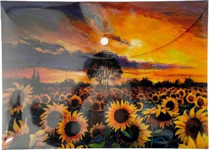 Attēls no Teka Teczka kopertowa PP A4 Soneczniki