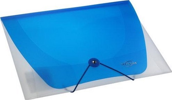 Picture of Teka Teczka PP A4 z gumk± transparentna niebieska