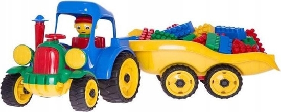 Picture of Teka Traktor z przyczep± z klockami