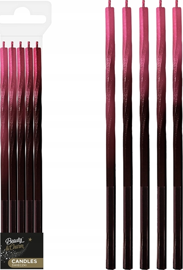 Picture of Teka wieczki B&C widerki Ombre 5szt