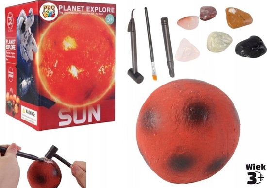 Picture of Teka Wykopaliska mineraów planeta Sonce