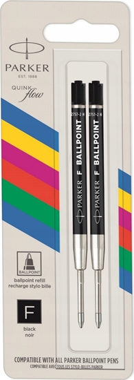 Picture of Teka Wkady do dugopisów Quinkflow czarne F 2szt
