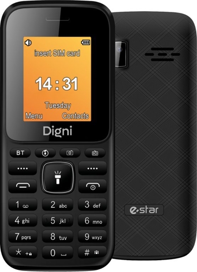 Изображение Mobilais tālrunis E-star Digni Mini Phone Black