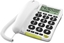 Изображение Telefon stacjonarny Doro Doro PhoneEasy 312cs, Analog telephone, Wired handset, Speakerphone, 30 entries, Caller ID, White