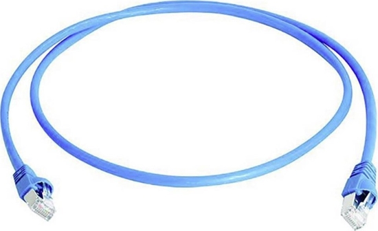 Picture of Telegaertner Telegärtner Telegartner MP8 FS 500 - Patch- Cable - RJ- 45 (M) - RJ- 45 (M) - 25cm - SFTP - CAT 6a - blue (L00000A0233)