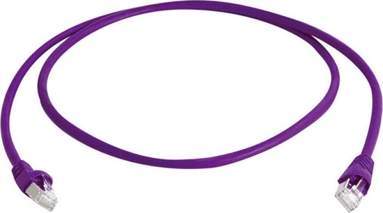 Picture of Telegaertner Telegärtner Telegartner MP8 FS 500 - Patch- Cable - RJ- 45 (M) - RJ- 45 (M) - 25cm - SFTP - CAT 6a - violet (L00000A0237)
