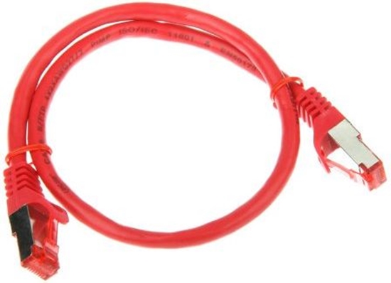 Изображение Telegärtner , S/FTP, PiMF, Cat 6A (ISO/IEC), czerwony, 0,5 m (L00000A0074)