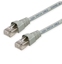 Attēls no TELEGÄRTNER RJ45 Patch Cord S/FTP, Cat.6A, LSZH, szary, 4 m