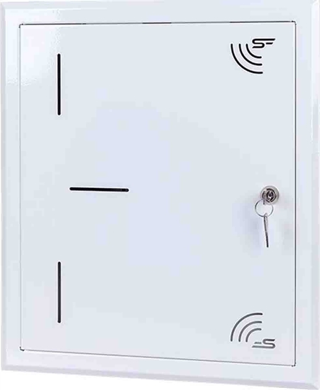 Picture of TELEKOMUNIKACYJNA SKRZYNKA PODTYNKOWA TESM-400X340X75P STALFLEX