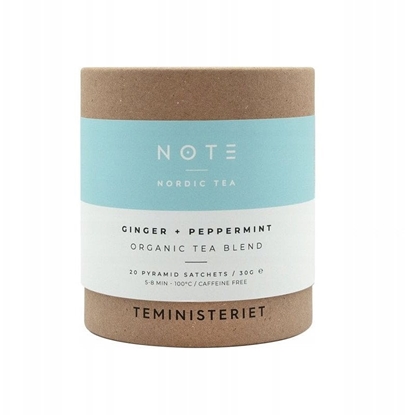 Picture of Teministeriet Herbata Note Ginger Peppermint Organic 20 torebek