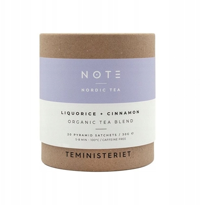 Изображение Teministeriet Herbata Note Liquorice Cinnamon Organic 20 torebek