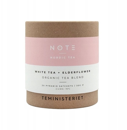 Изображение Teministeriet Herbata Note White Tea Elderflower Organic 20 torebek