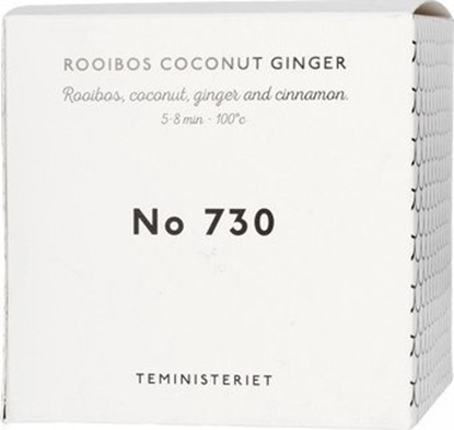 Изображение Teministeriet Herbata sypana - 730 Rooibos Coconut Ginger - opakowanie uzupeniajce 100g