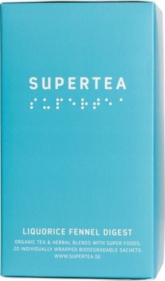 Picture of Teministeriet Herbata Supertea Liquorice Fennel Digest 20 Torebek