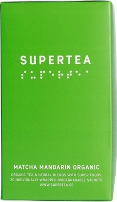 Picture of Teministeriet Herbata Supertea Matcha Mandarin Organic 20 torebek