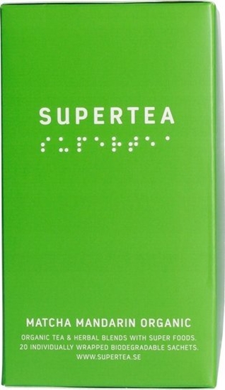 Picture of Teministeriet Herbata Supertea Matcha Mandarin Organic 20 torebek