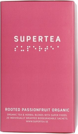 Изображение Teministeriet Herbata Supertea Rooted Passionfruit Organic 20 torebek