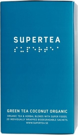 Picture of Teministeriet Teministeriet - Supertea Green Tea Coconut Organic - Herbata 20 Torebek