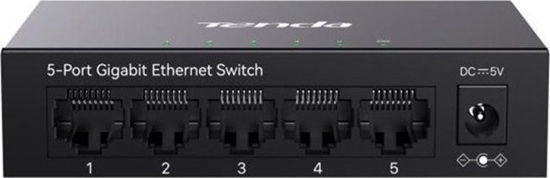Picture of Tenda TEG1005M cza sieciowe Nie zarzdzany L2 Gigabit Ethernet (10/100/1000) Czarny