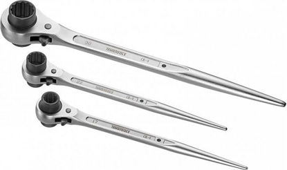 Attēls no Teng Tools Klucz oczkowy zapadkowy budowlany PGW1922