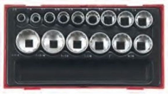 Изображение Teng Tools Zestaw kluczy nasadowych 1/2" 15szt. (03570306)