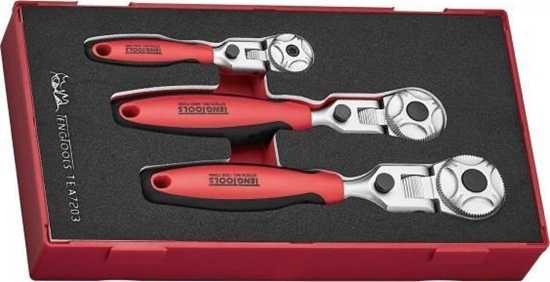 Изображение Teng Tools ZESTAW POKRTE ZAPADKOWYCH PRZEGUBOWYCH TEA7203, 3SZT. (1 KPL)