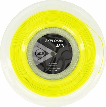 Picture of Tennis string DUNLOP Explosive Spin 1.25mm 17g 200m Monofilament Hexagonal Yellow