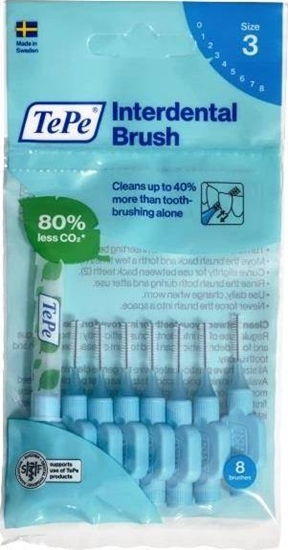 Изображение TePe Original szczoteczki midzyzbowe 0.6mm Niebieskie 8szt