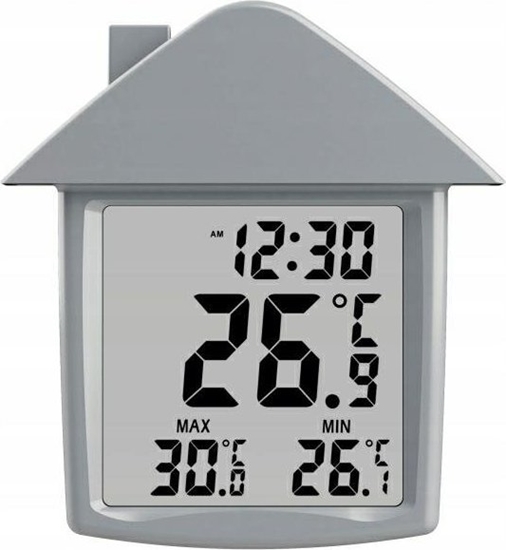 Изображение Terdens termometr zaokienny szary (3854)