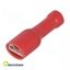 Attēls no Terminal: flat; 4.8mm; 0.5mm; female; 0.5÷1mm2; crimped; for cable
